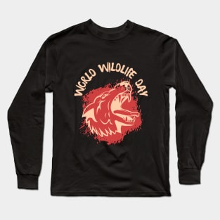 World Wildlife day Long Sleeve T-Shirt